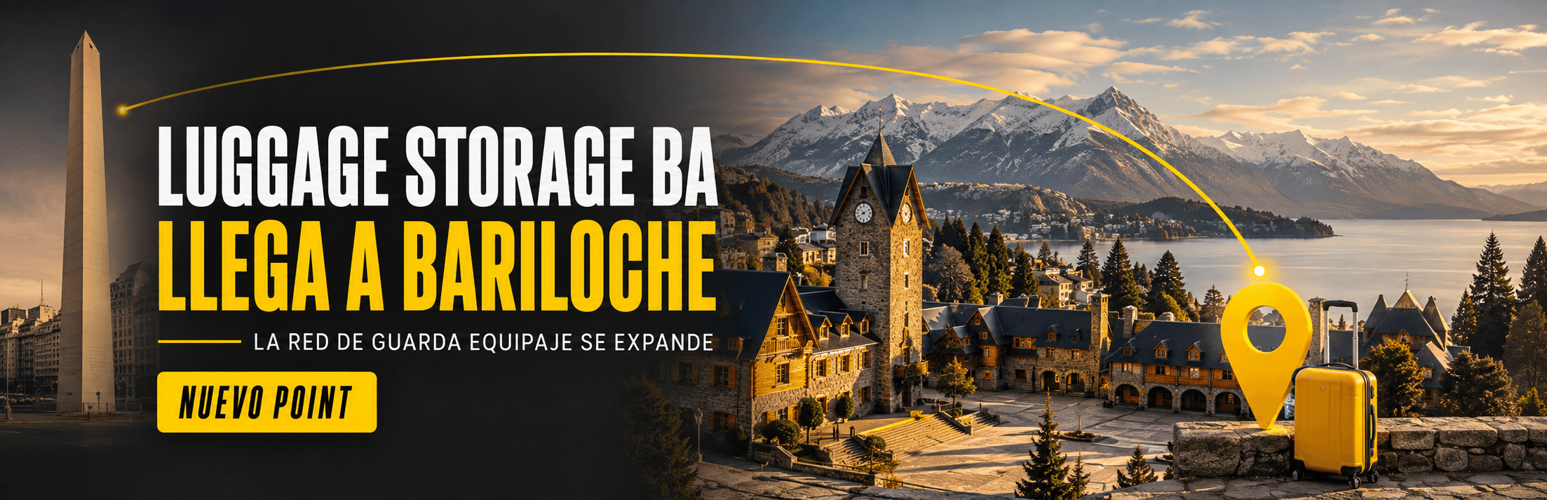 Luggage Storage BA llega a Bariloche y conecta Buenos Aires con su nuevo Point de guarda equipaje en la Patagonia.