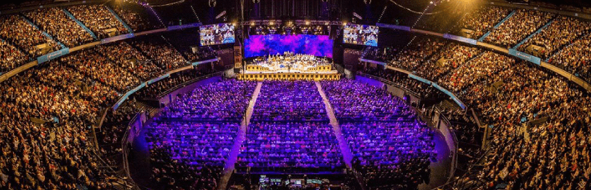Movistar Arena Buenos Aires durante un show en junio 2026